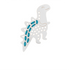 MILIN Lacing Toy Alex The Dinosaur