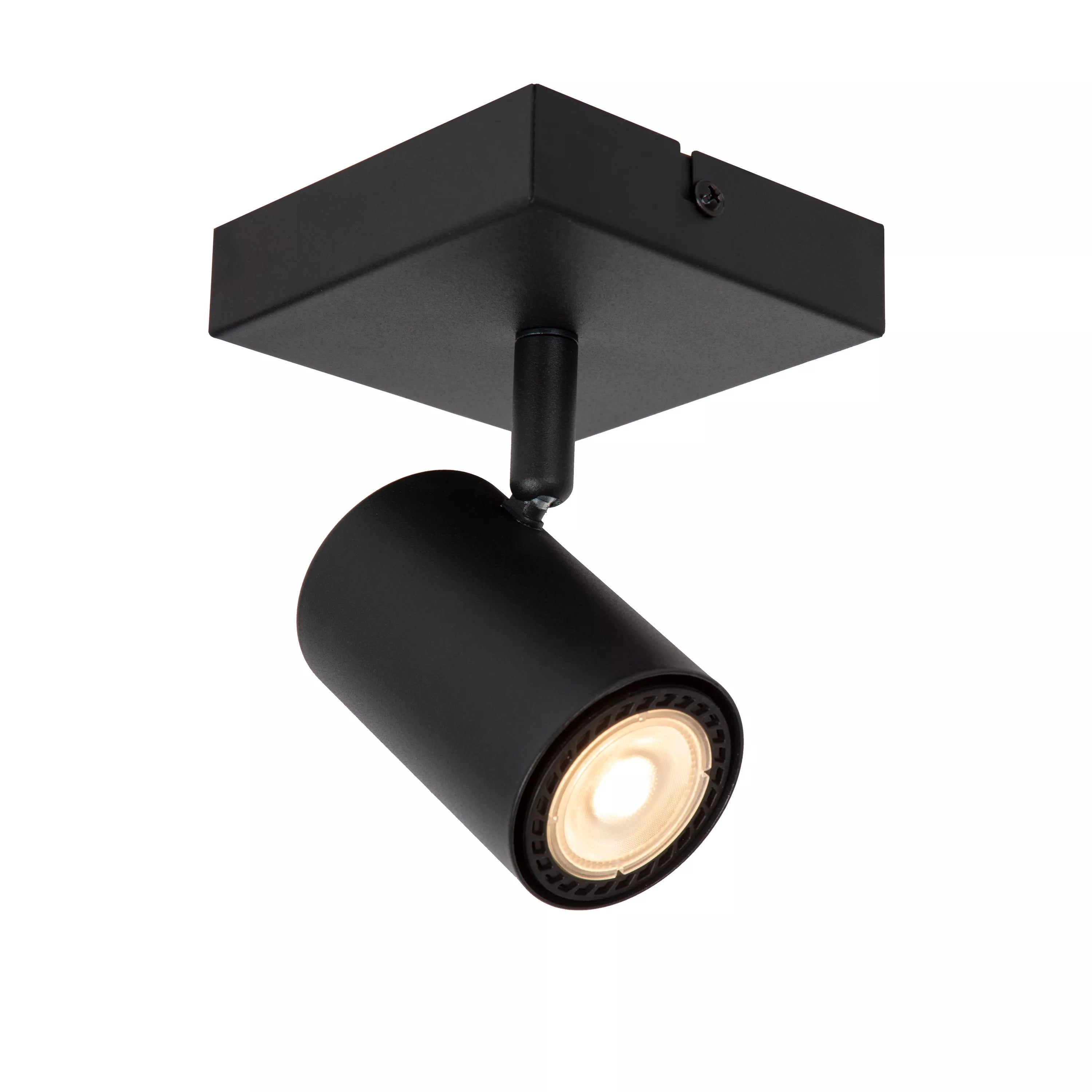 Lucide AMIGO - Plafondspot - 1xGU10 - Zwart