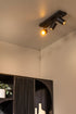 Lucide AMIGO - Plafondspot - 3xGU10 - Zwart