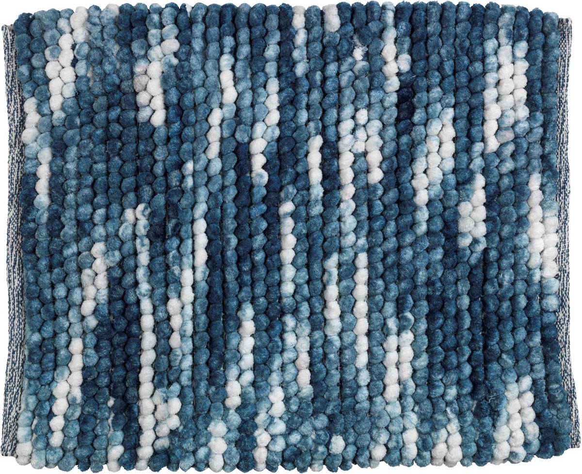 WENKO Urdu badmat - 55x65cm - blauw