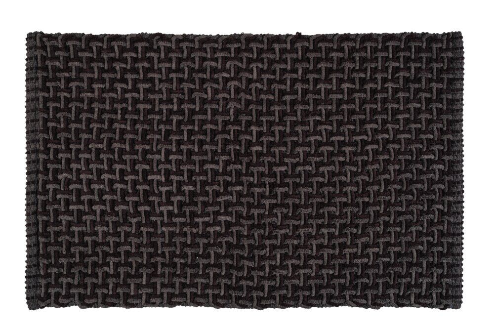 WENKO Ecoli badmat - 50x80cm - zwart