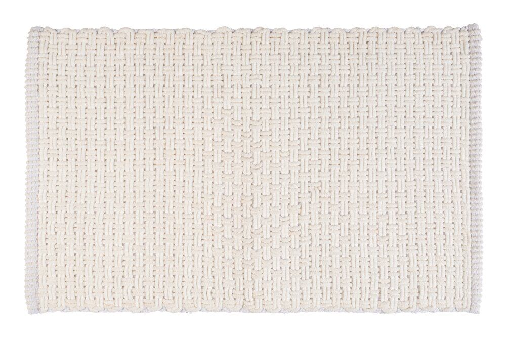 WENKO Ecoli badmat - 50x80cm - wit