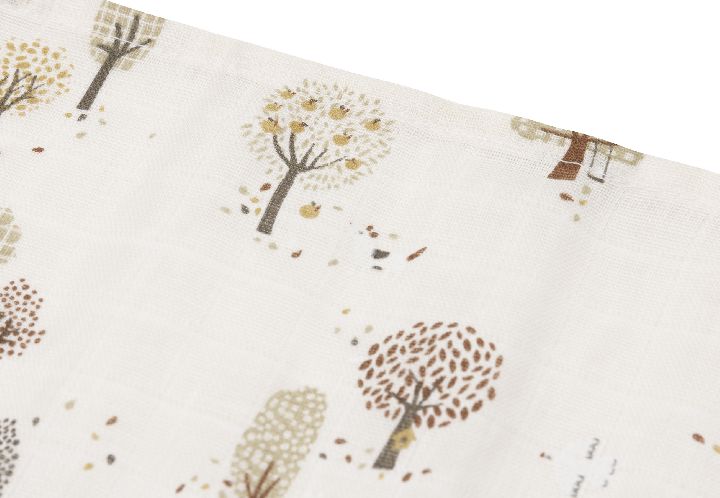 JOLLEIN Hydrofiele doek S 70x70cm - Tiny Park - 3st