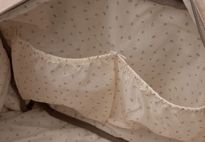 JOLLEIN Luiertas embossed lily mily coffee