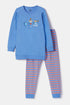 WOODY Meisjes pyjama - blauw - 6Y