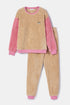 WOODY Unisex sweater en broek - beige - 16Y