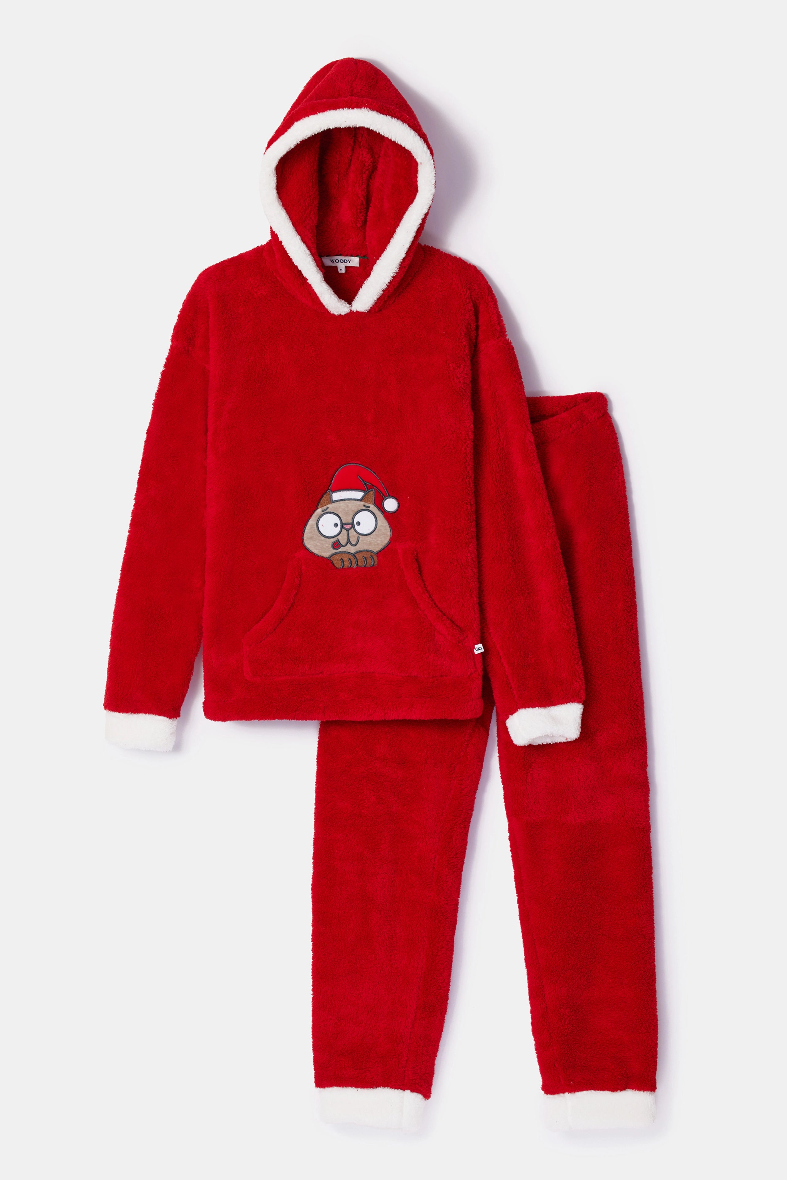 WOODY Jongens huispak - rood - 16Y