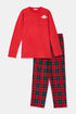 WOODY Jongens pyjama - rood - 8Y