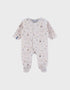 NOUKIES babypyjama JUNGLE - fluweel beige - 6M