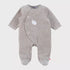 NOUKIES babypyjama NEWBORN - fluweel beige - 00M
