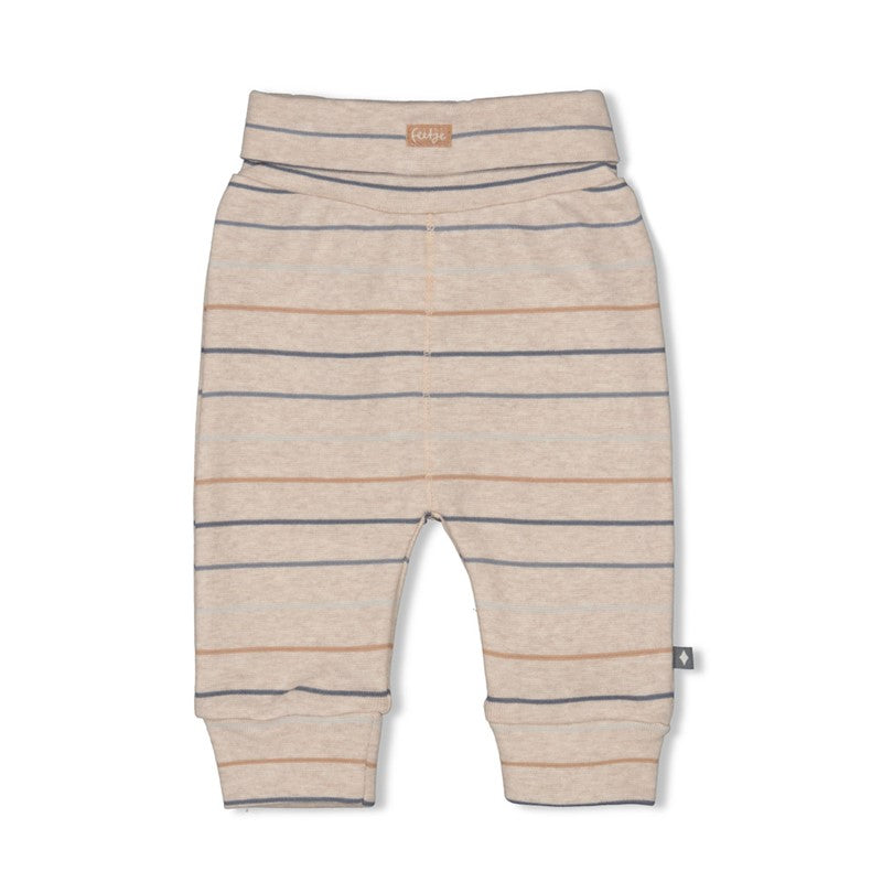 FEETJE Howdy B Broek streep - taupe mel.- 62