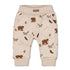 FEETJE Wild World B Broek print - taupe mel.- 80