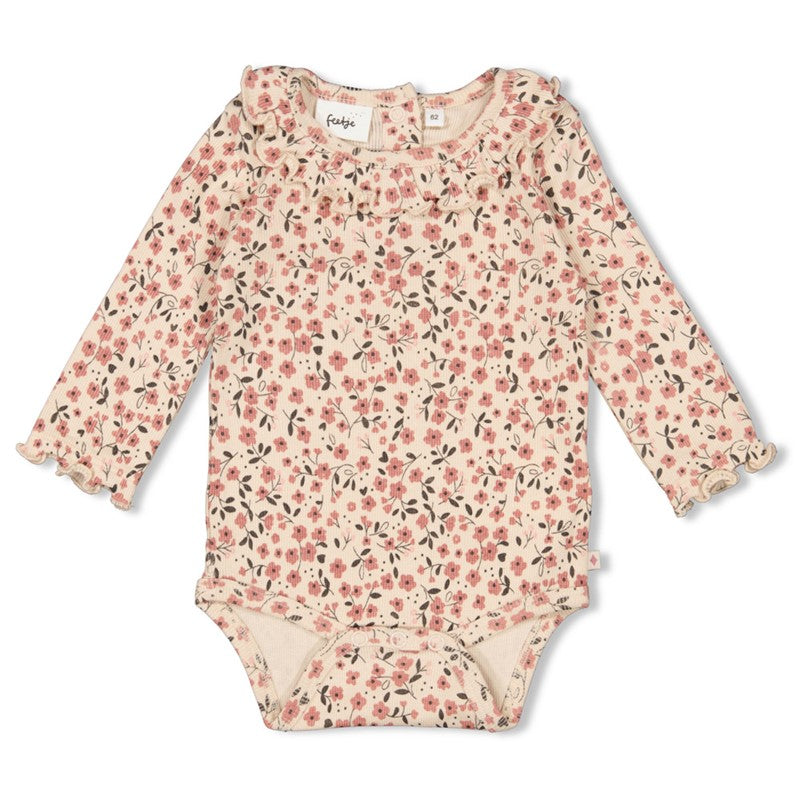 FEETJE Woodland Bloom G Romper rib print - offwhite - 62