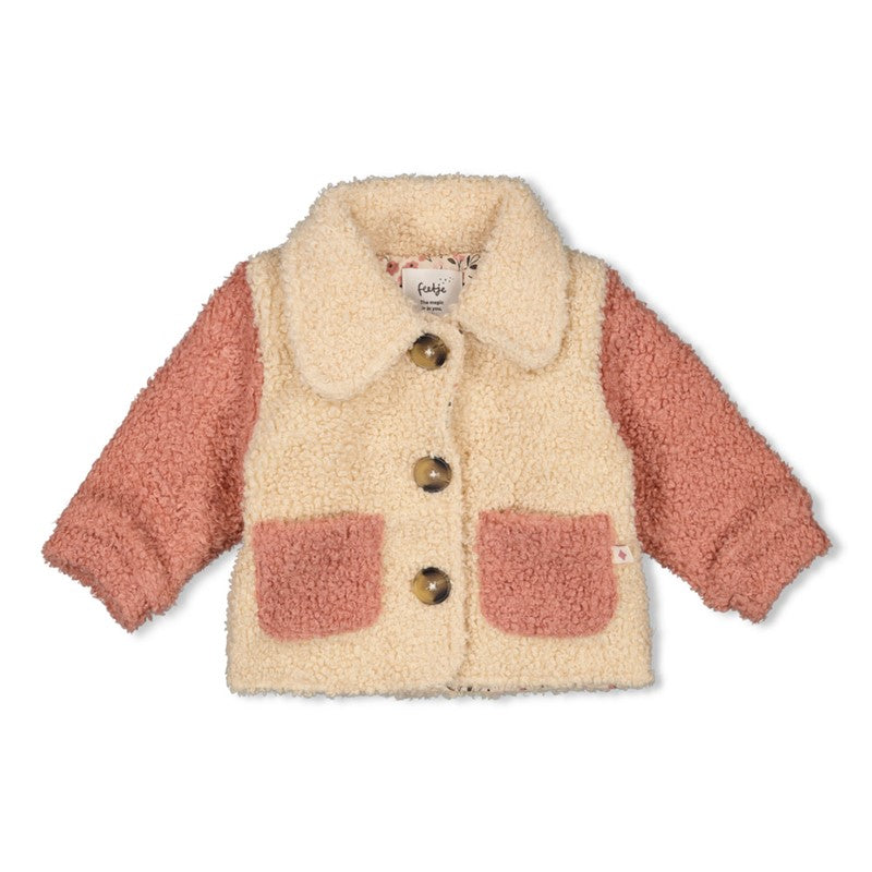 FEETJE Woodland Bloom G Jasje boucle - offwhite - 74