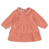FEETJE Woodland Bloom G Jurk velours rib - mauve - 62