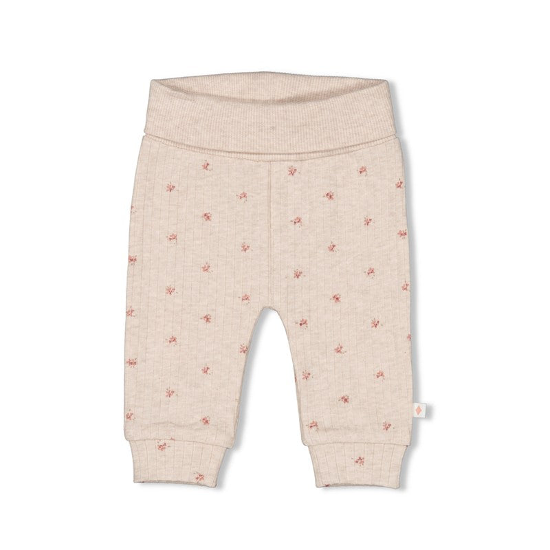 FEETJE Morning Sun G Broek rib print - taupe mel.- 68