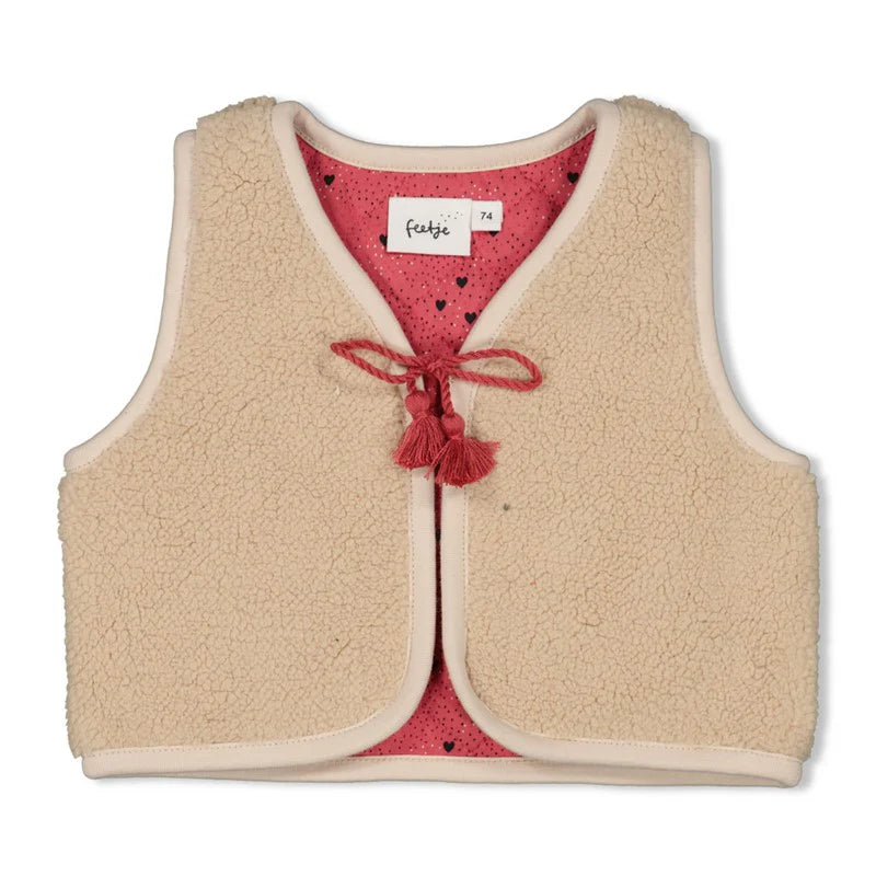 FEETJE Queen of Hearts G Gilet teddy - offwhite - 74