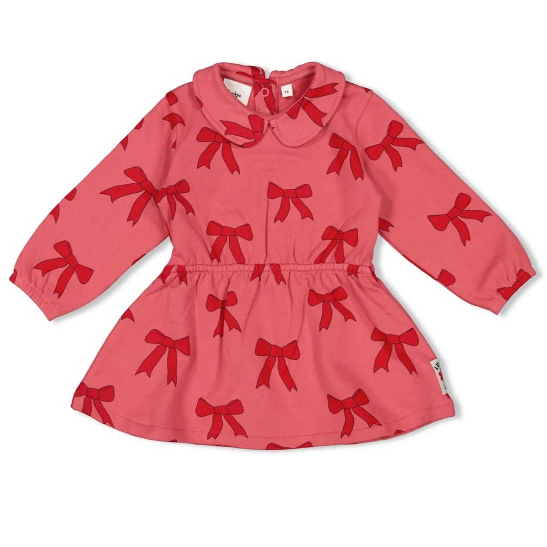 FEETJE Queen of Hearts G Jurk print - roze - 68