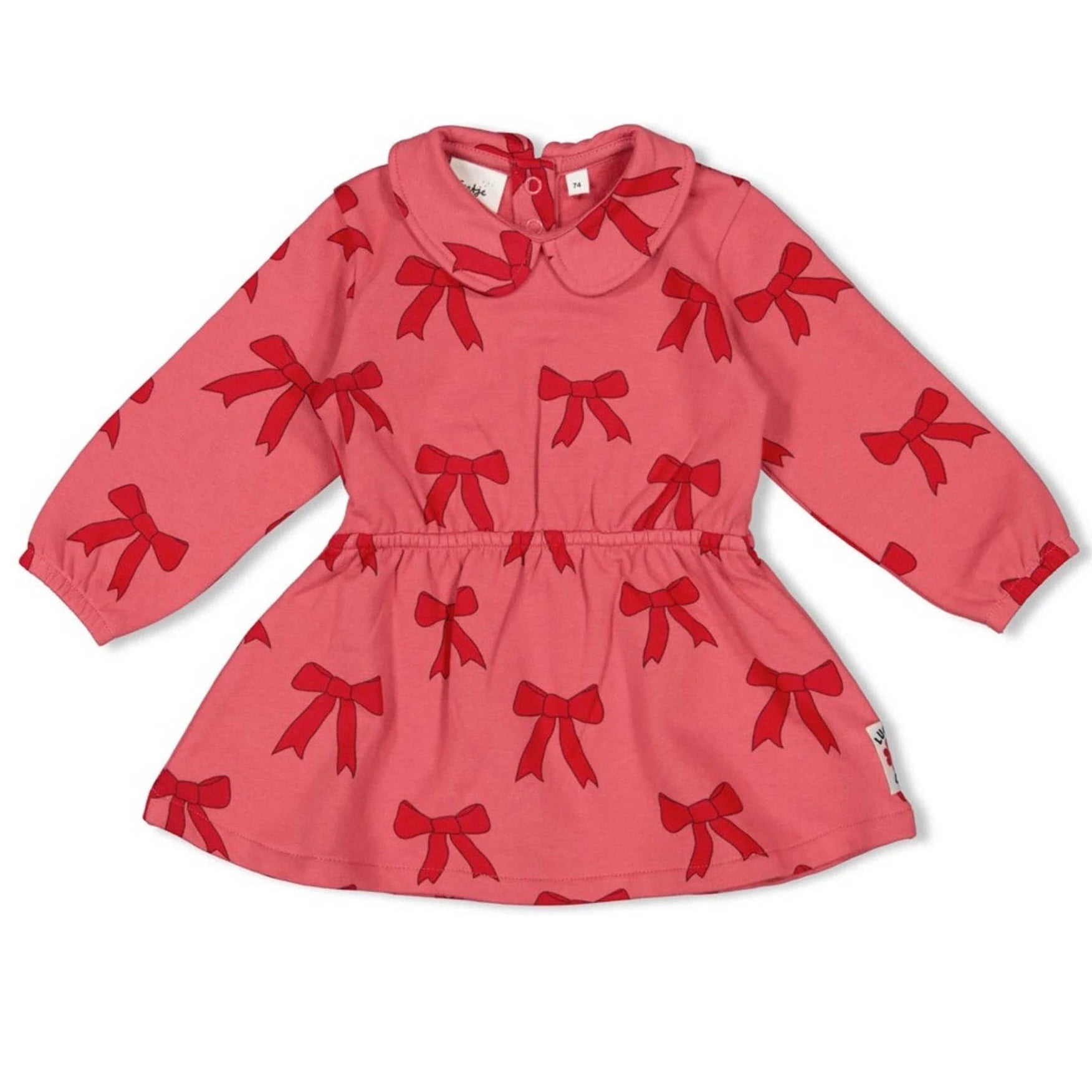 FEETJE Queen of Hearts G Jurk print - roze - 74