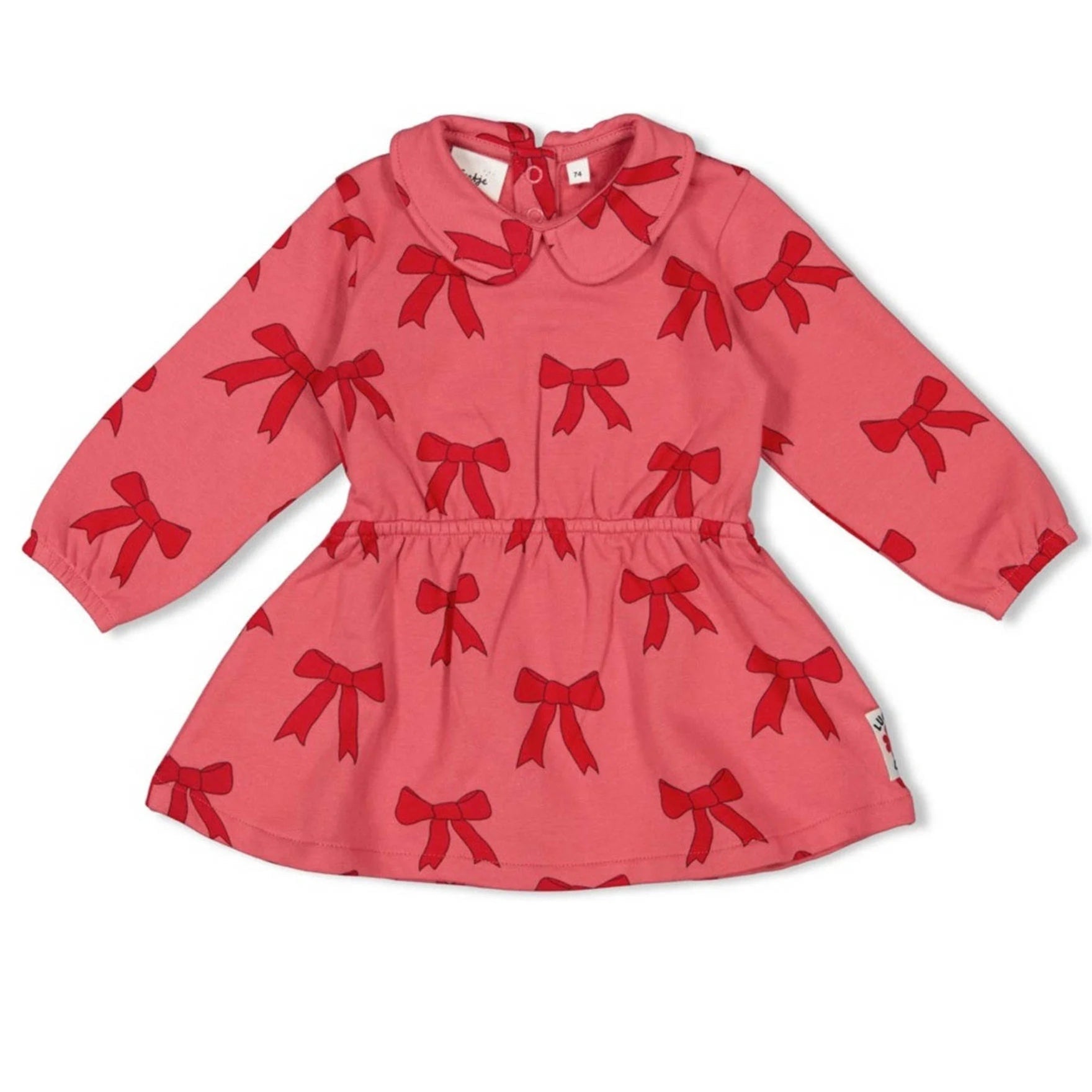 FEETJE Queen of Hearts G Jurk print - roze - 80