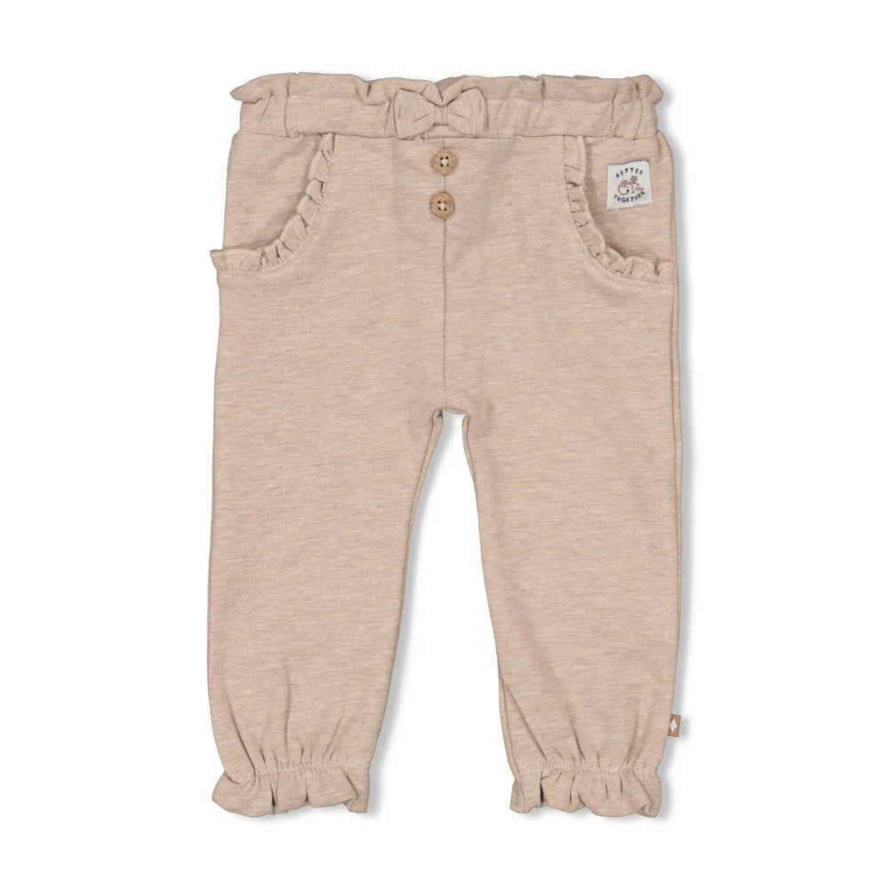 FEETJE Better Together G Broek ruches - taupe mel.- 80