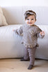 FEETJE Better Together G Legging rib - bruin mel.- 62