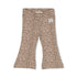 FEETJE Better Together G Broek flare print - taupe mel.- 86