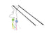 BEEZTEES Kattenhengel Bal met lint - 47cm