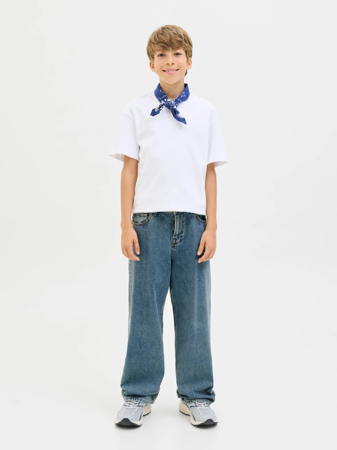 JACK&JONES Jeansbroek JJIALEX baggy - blauw - 164