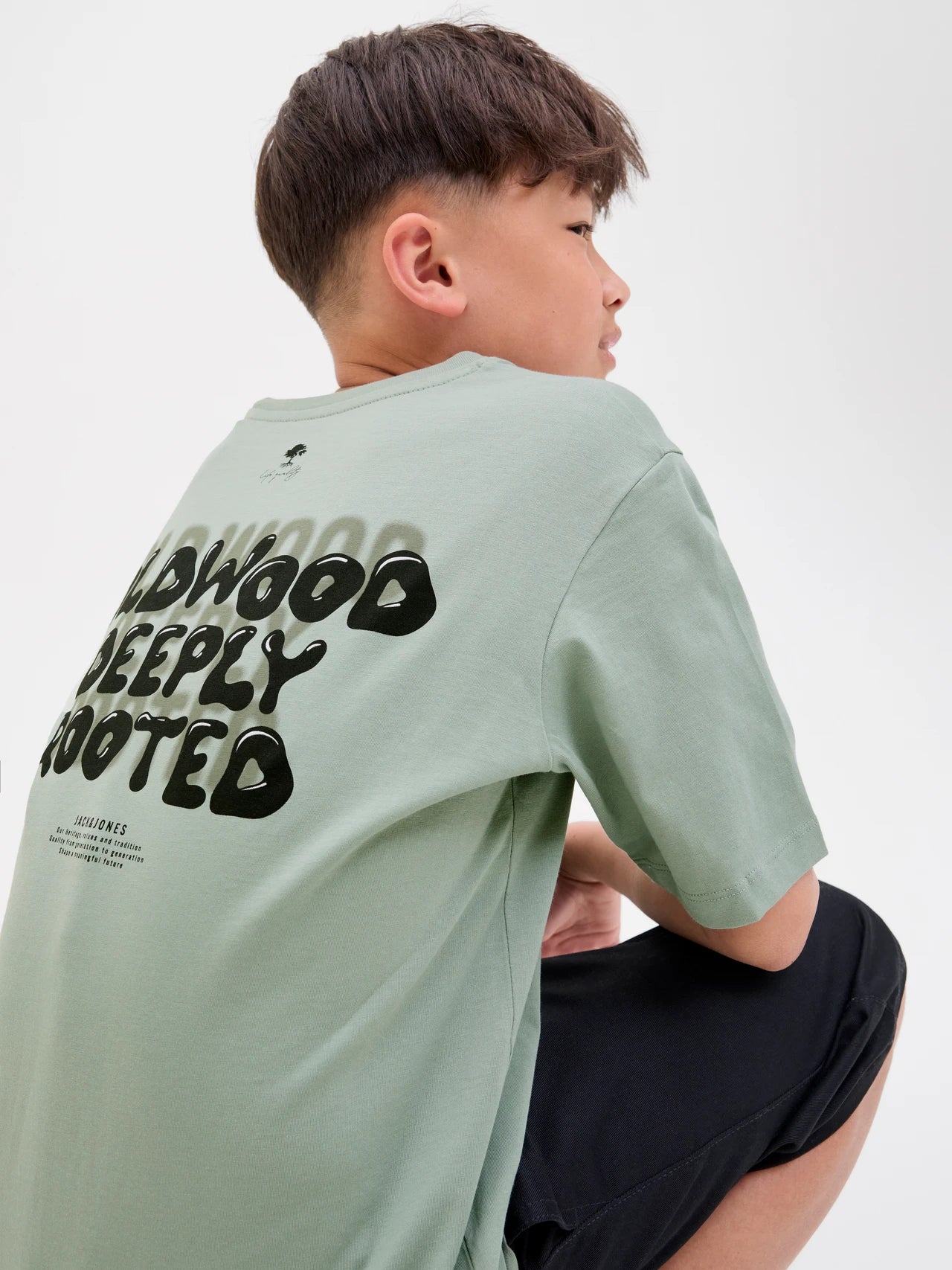 JACK&JONES T-shirt JJWOBLY - iceberg green - 152