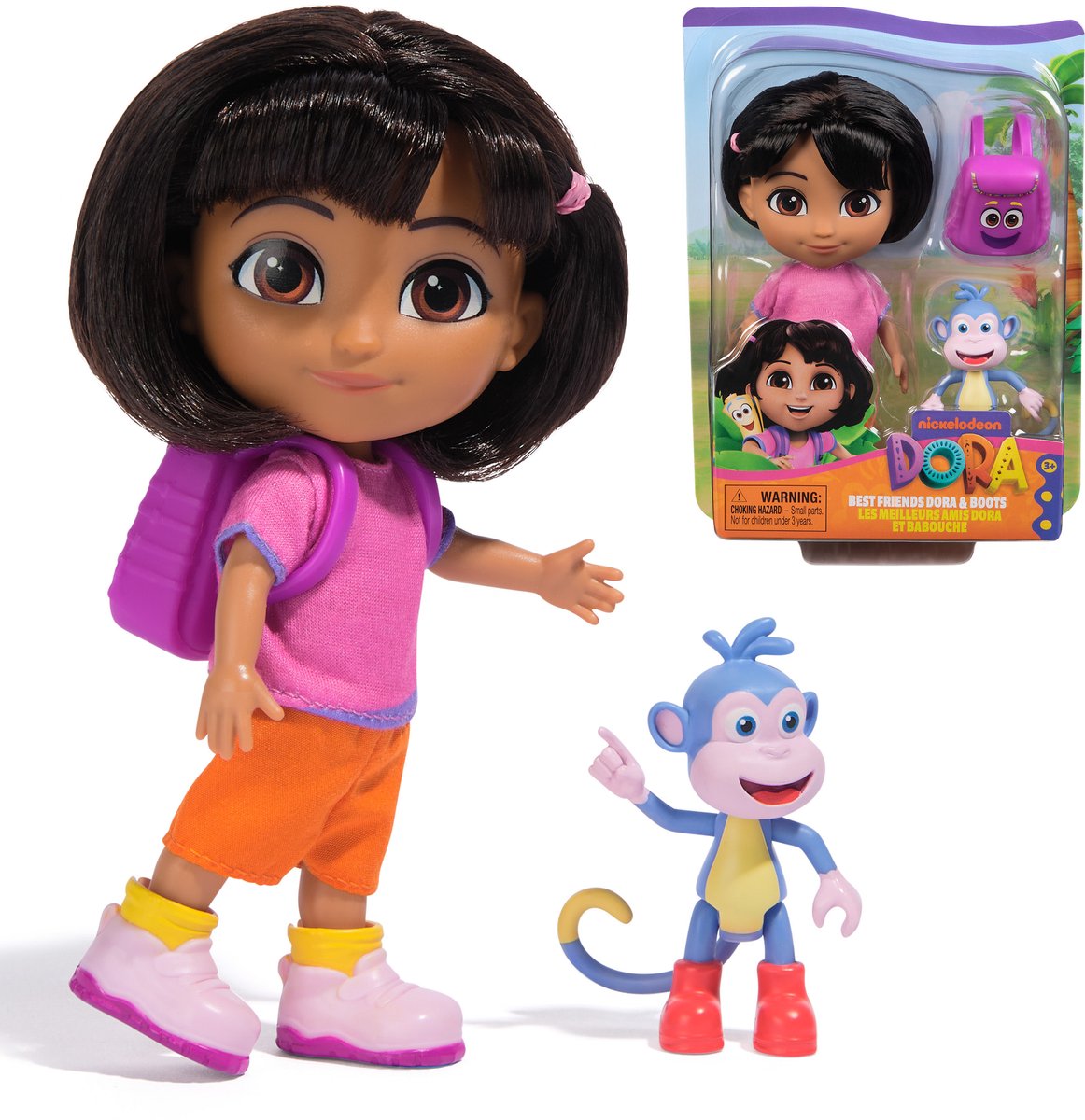 Dora pop m/rugzak & Boots - 15cm