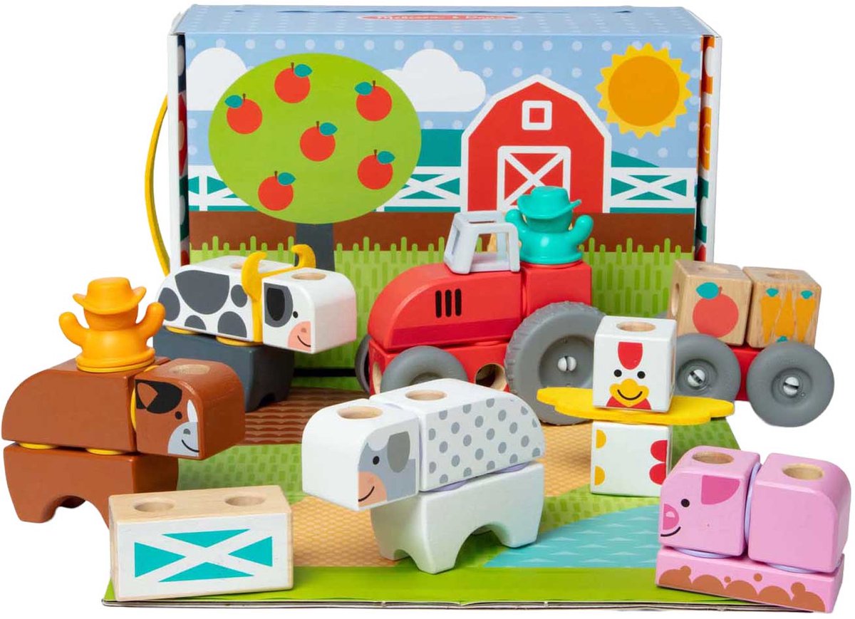MELISSA DOUG Blockables farm play set - 56st.