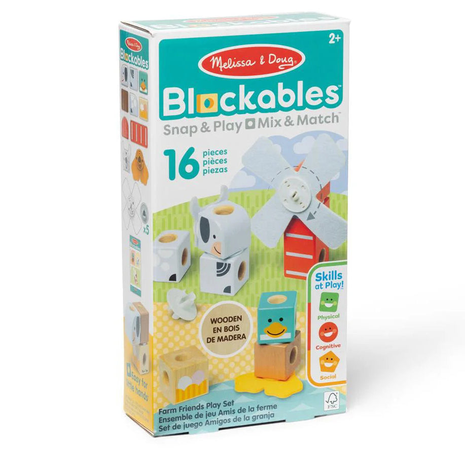 MELISSA DOUG Blockables farm play set - 16st.