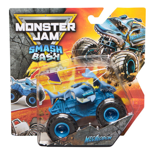 MONSTER JAM 1:64 Smash and bash - 1pack (prijs per stuk)