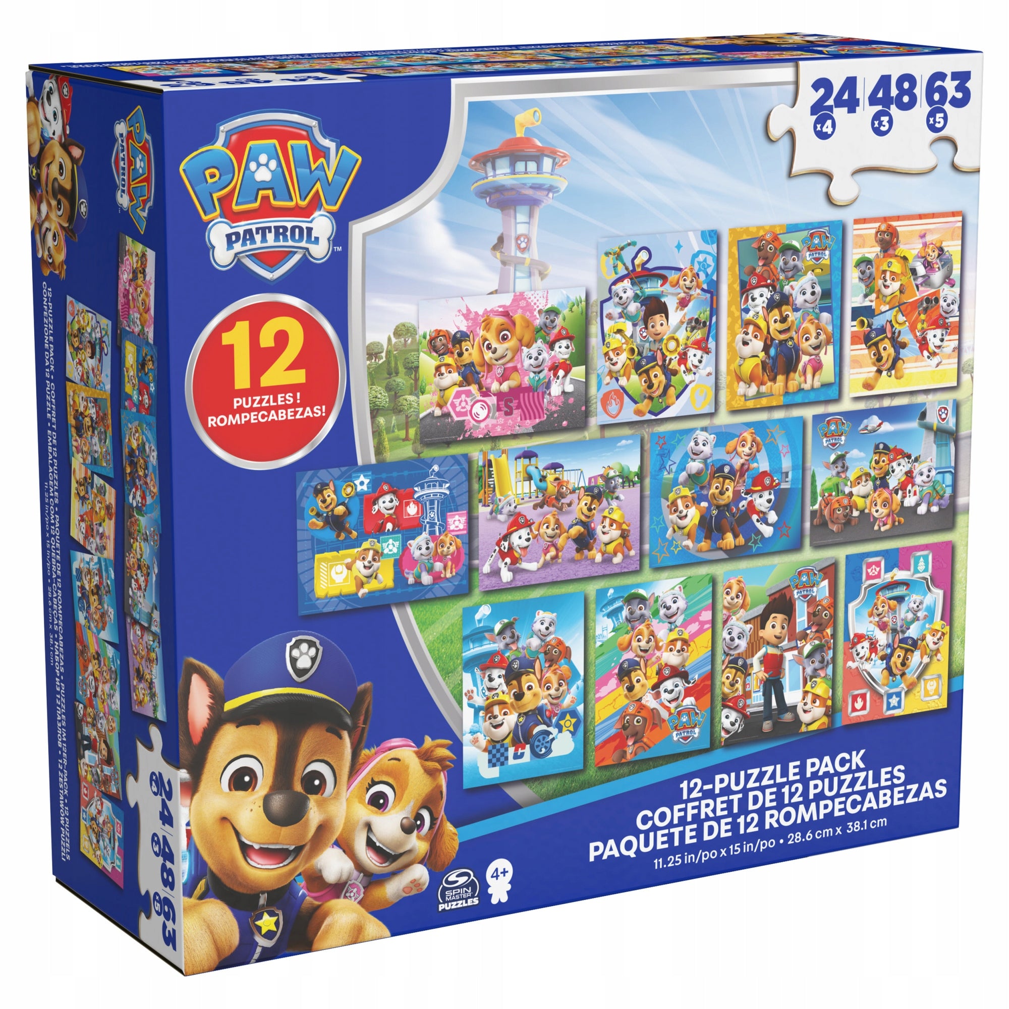 PAW PATROL Puzzel - 12pack