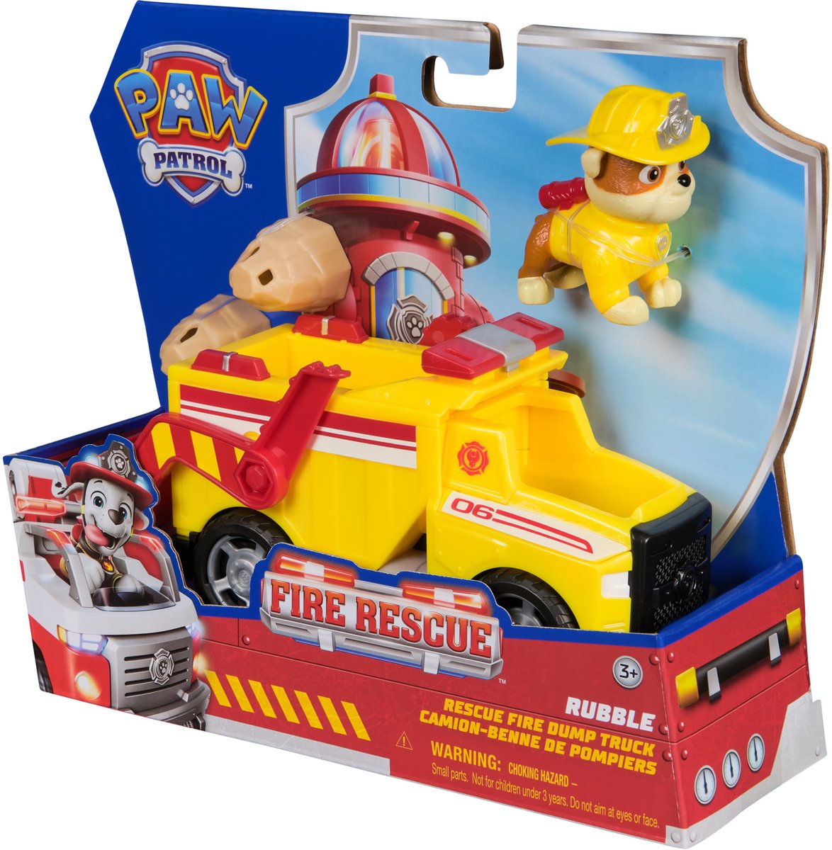 PAW PATROL Fire rescue vehicle rubble