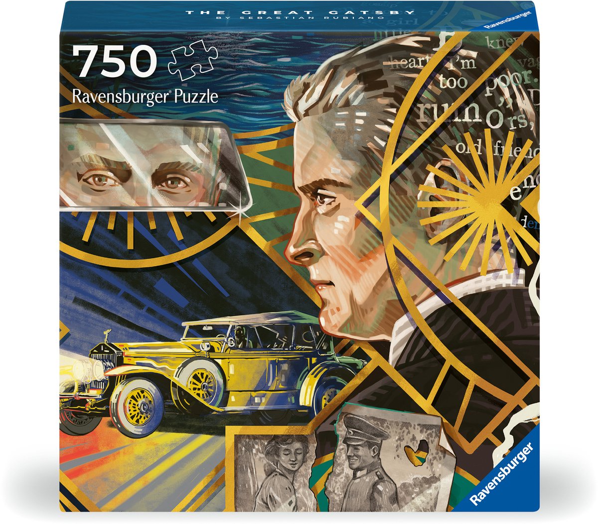 RAVENSBURG PUZZEL 2D - Art&Soul The great gatsby - 750st.