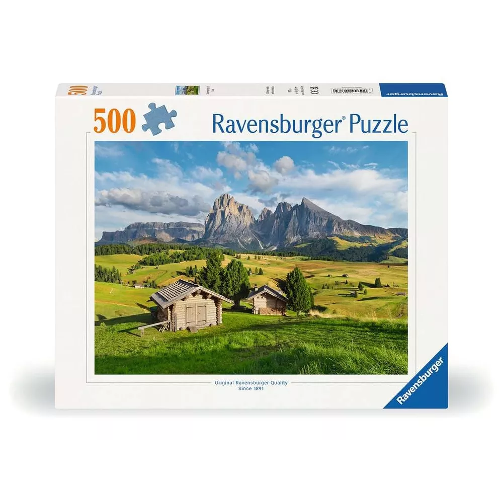 RAVENSBURGER Puzzel - Dolomitenidyll of Siusi - 500st.