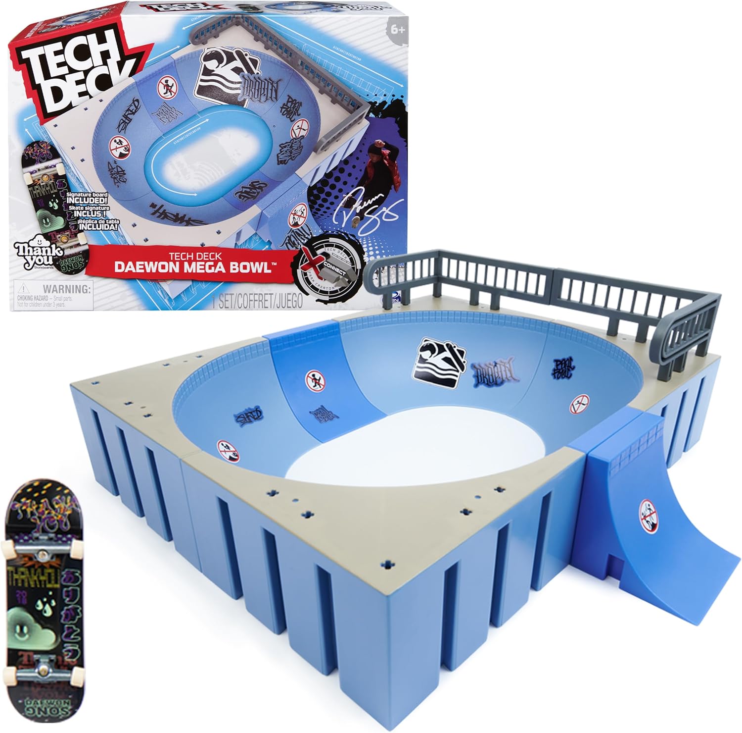 TECH DECK x-connect park creator mega bowl