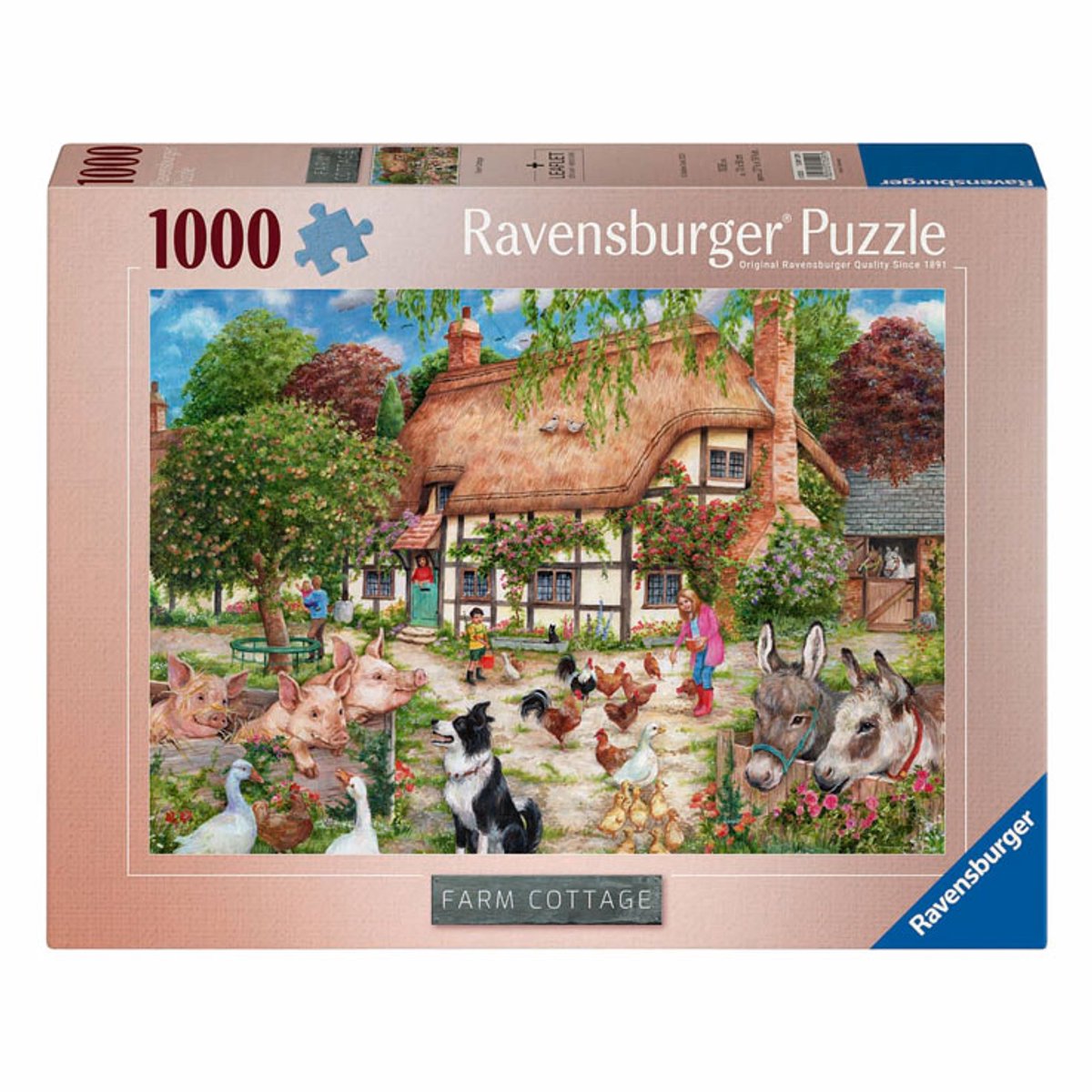 RAVENSBURGER Puzzel - Farm cottage - 1000st.