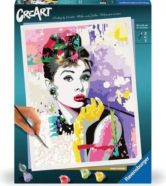 CREART Schilderen - Audrey Hepburn
