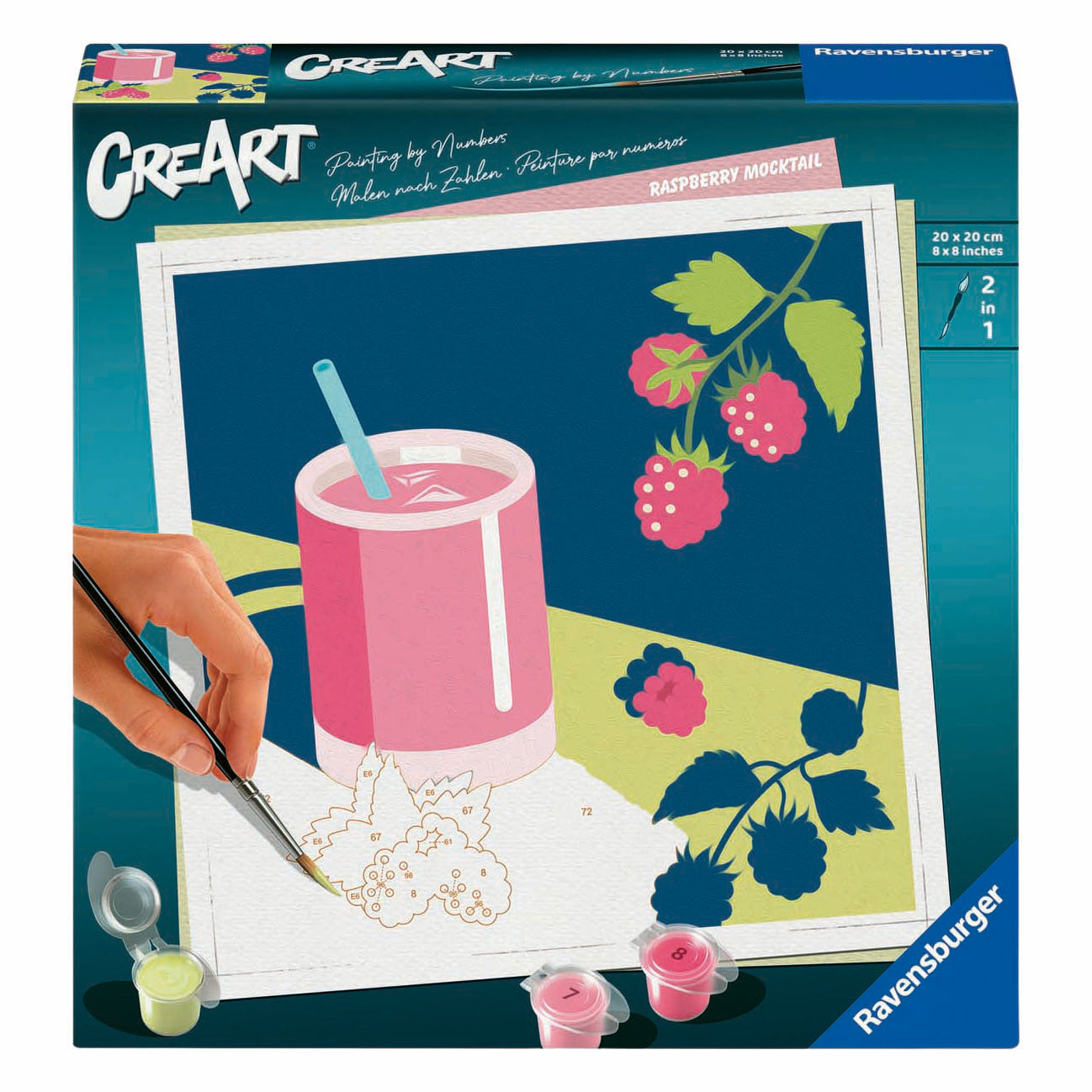 CREART Schilderen - Raspberry Mocktail