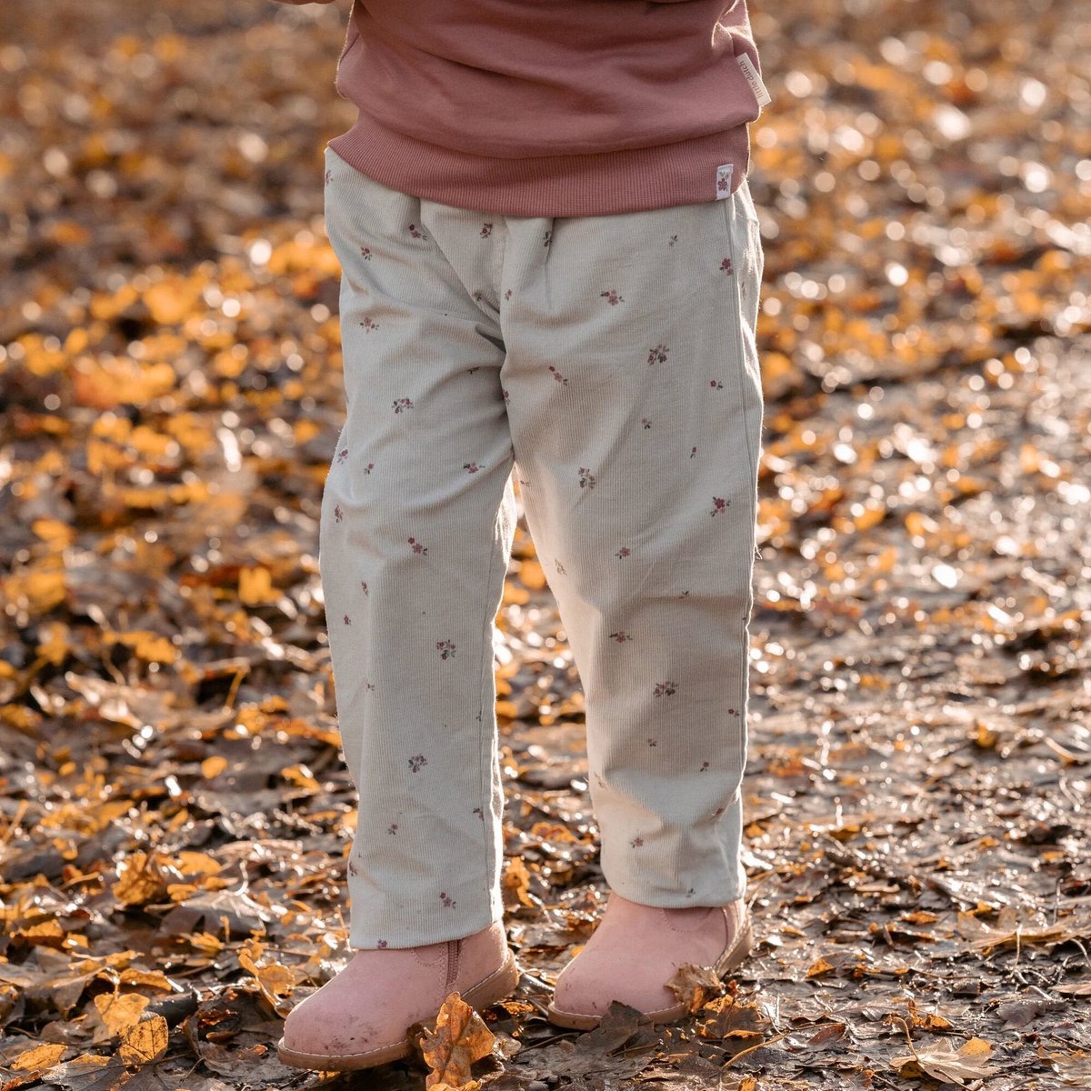 LITTLE DUTCH Broek - Fairy green/flower - 104