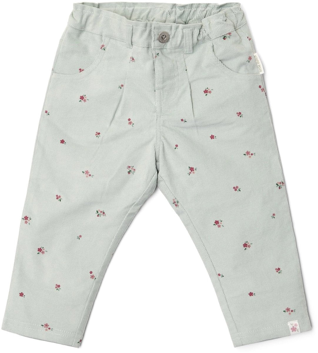 LITTLE DUTCH Broek - Fairy green/flower - 104