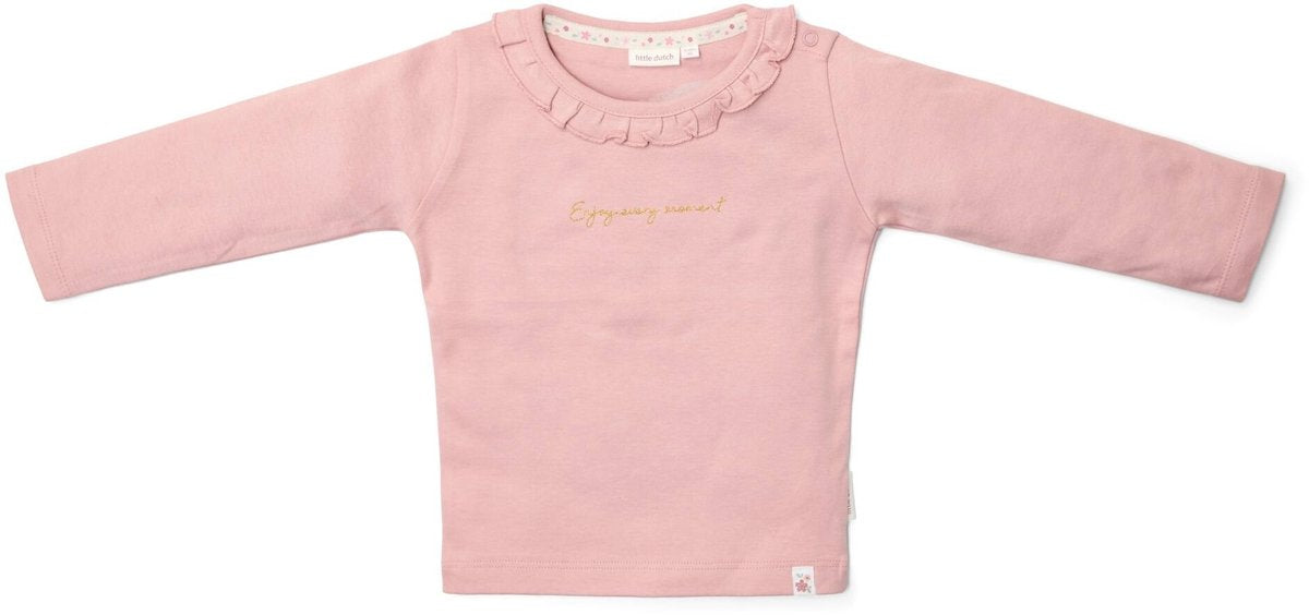 LITTLE DUTCH T-shirt lange mouw - velvet rouge - 86