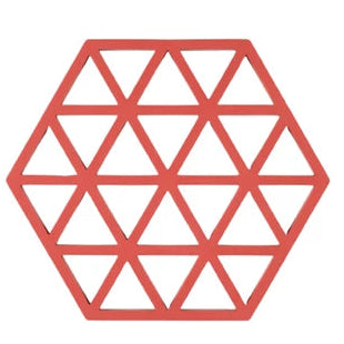 ZONE Onderzetter triangle - burned red
