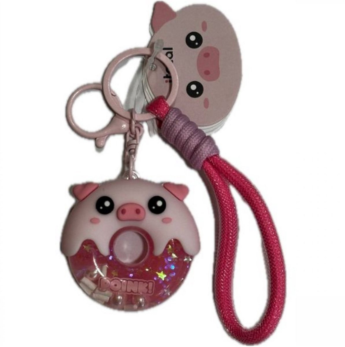 I-TOTAL Donut keychain - piggy