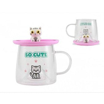 Charmy glass WHITE CAT