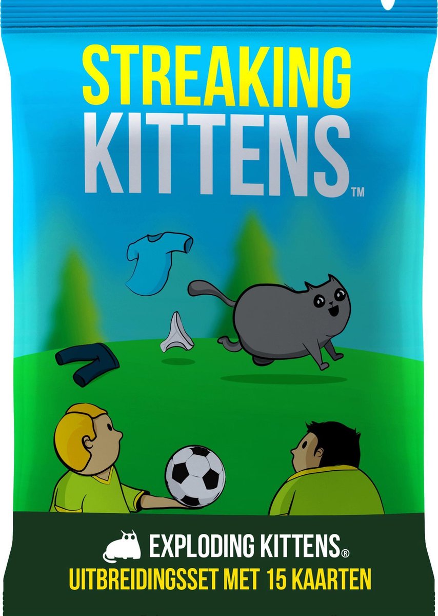 ASMODEE Kaartspel - Streaking kittens (uitbreiding)