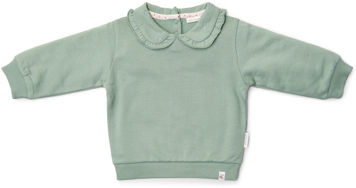 LITTLE DUTCH Trui - garden green - 74